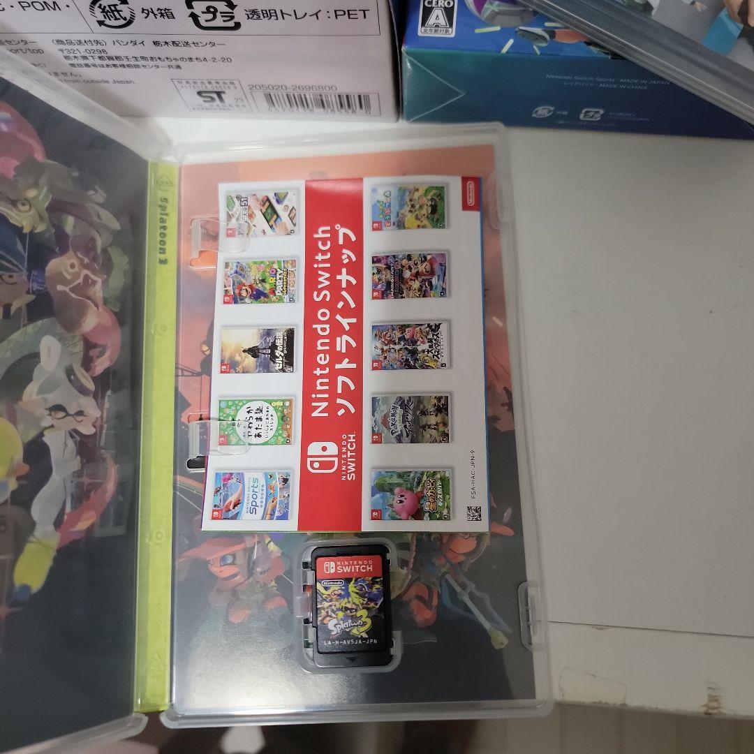 Minecraft　Splatoon3　Sports　Switch　釣りスピ