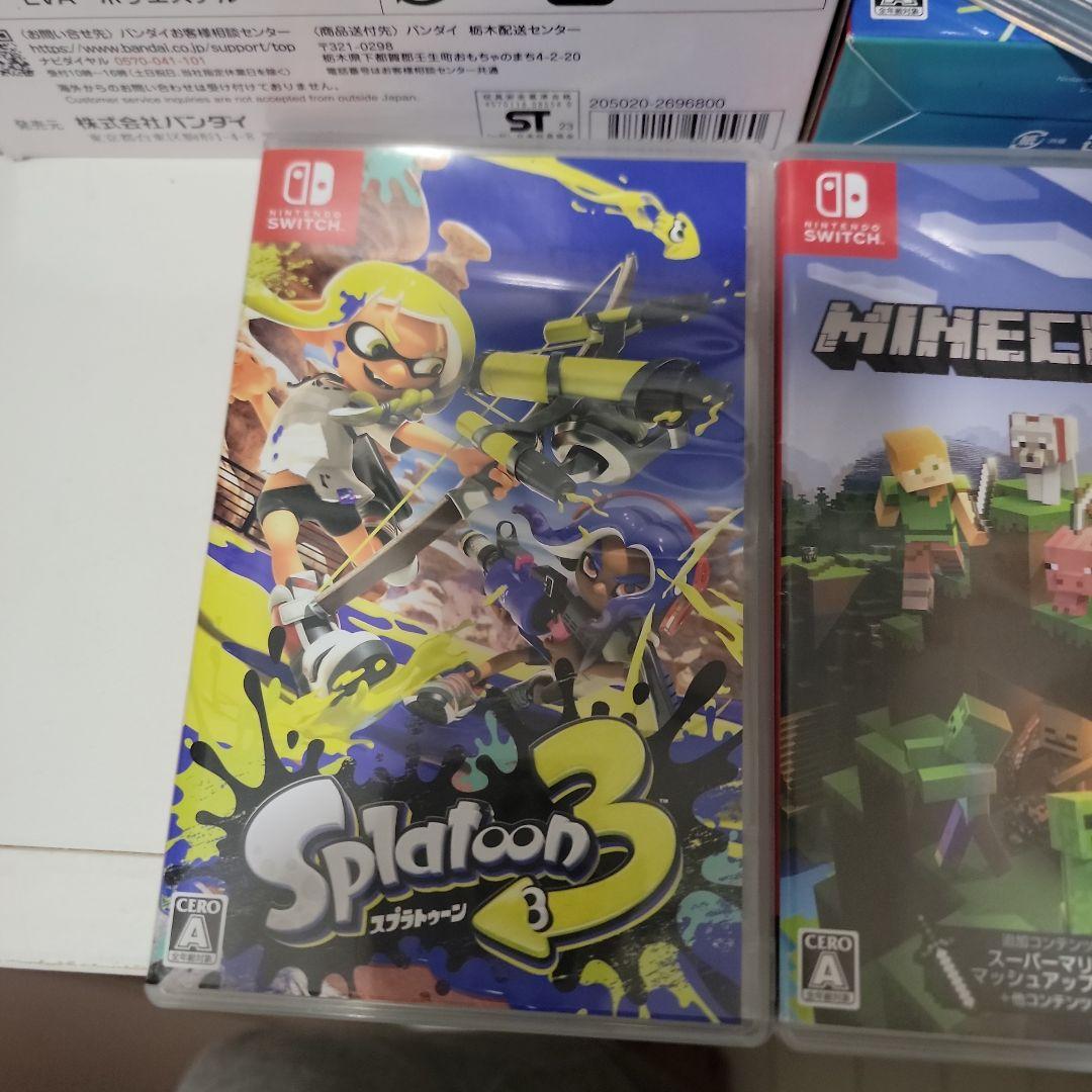 Minecraft　Splatoon3　Sports　Switch　釣りスピ
