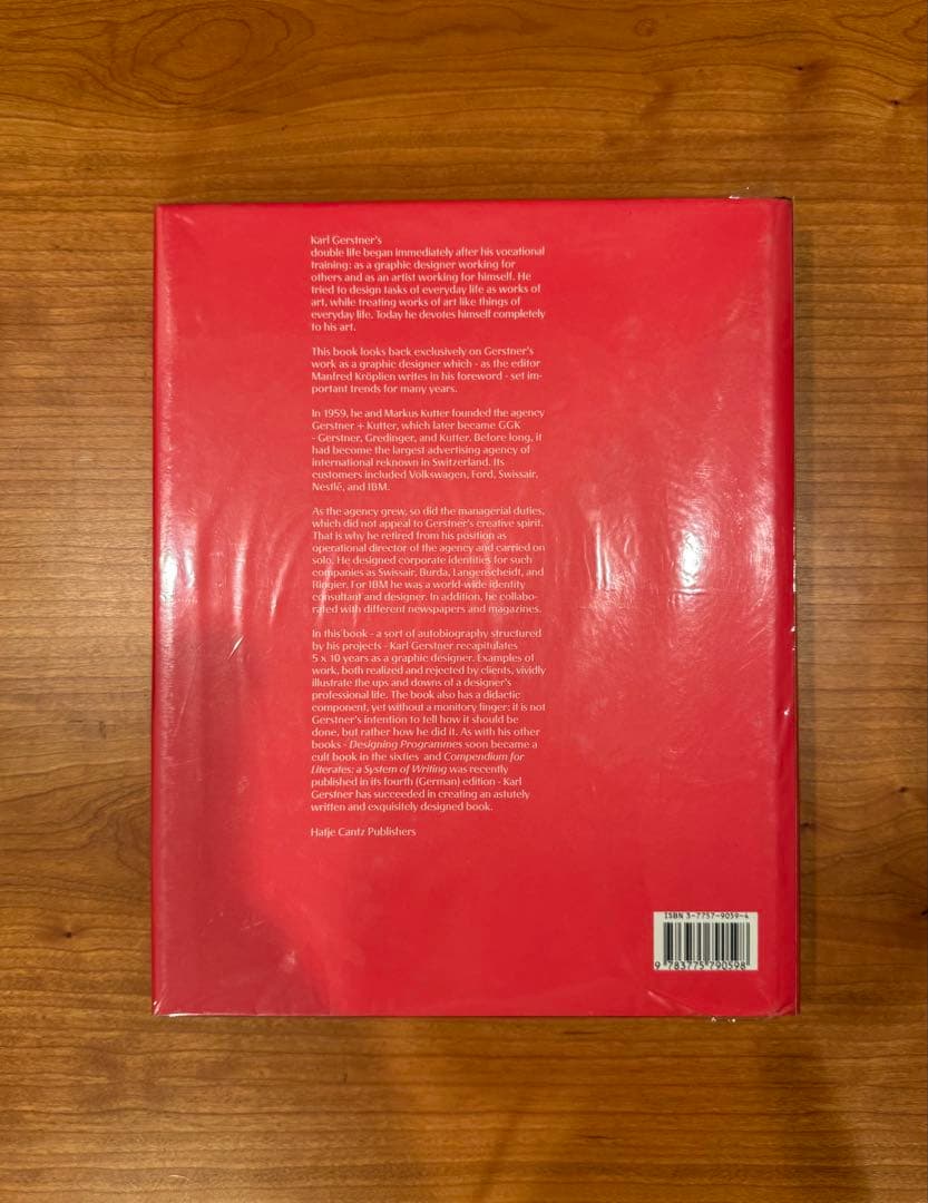 Karl Gerstner Graphic Design 洋書