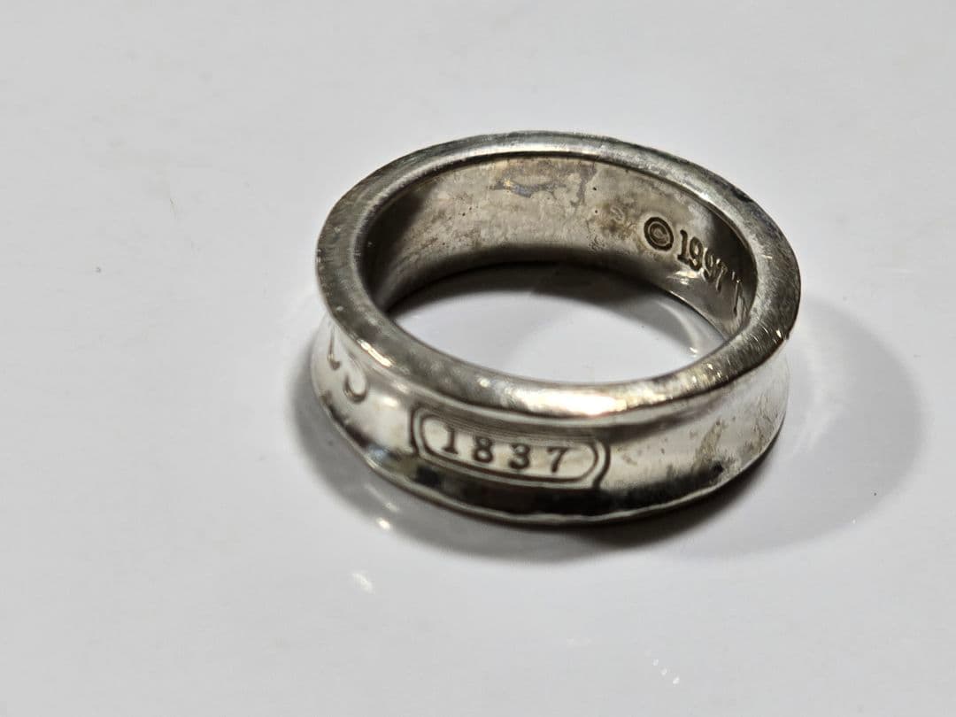 Tiffany & Co. ナロー 1837 シルバー925 約6.1g 11号