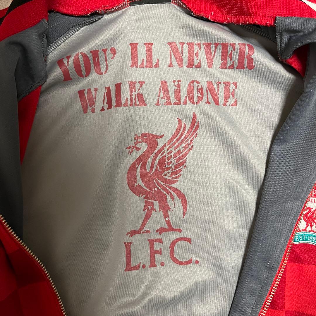 adidas Liverpool ジャージ レッド チェック柄