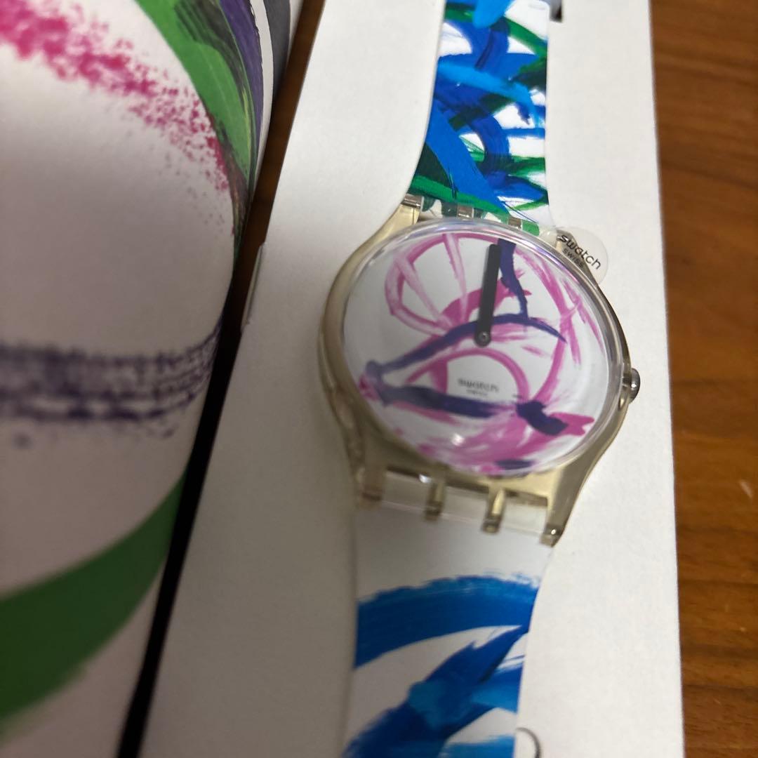時計 Swatch Flying Pig by MS Pigcasso