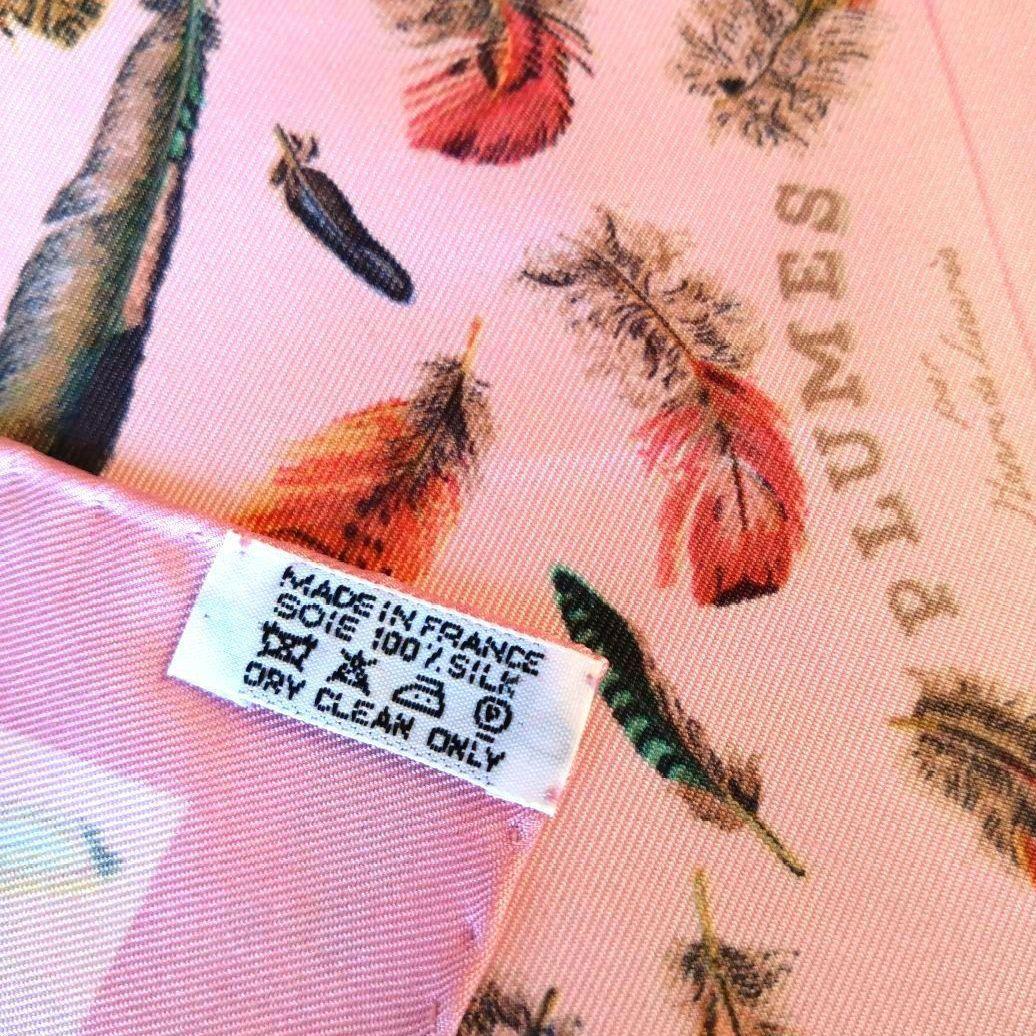 HERMES エルメス スカーフ プチカレ カレ45 PLUMES プリュム