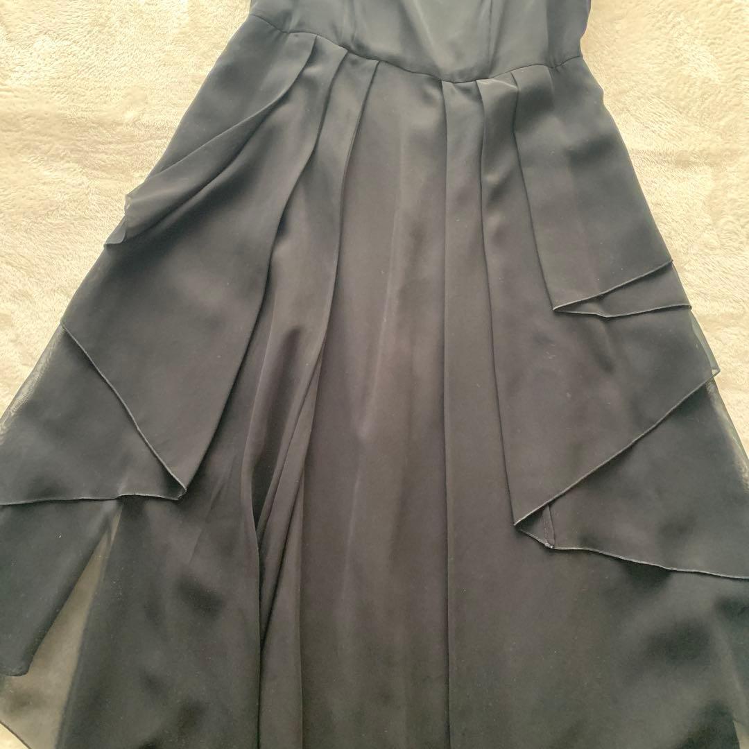 お値下げ✨sybillaシビラ ブラック ノースリーブ ロングワンピース