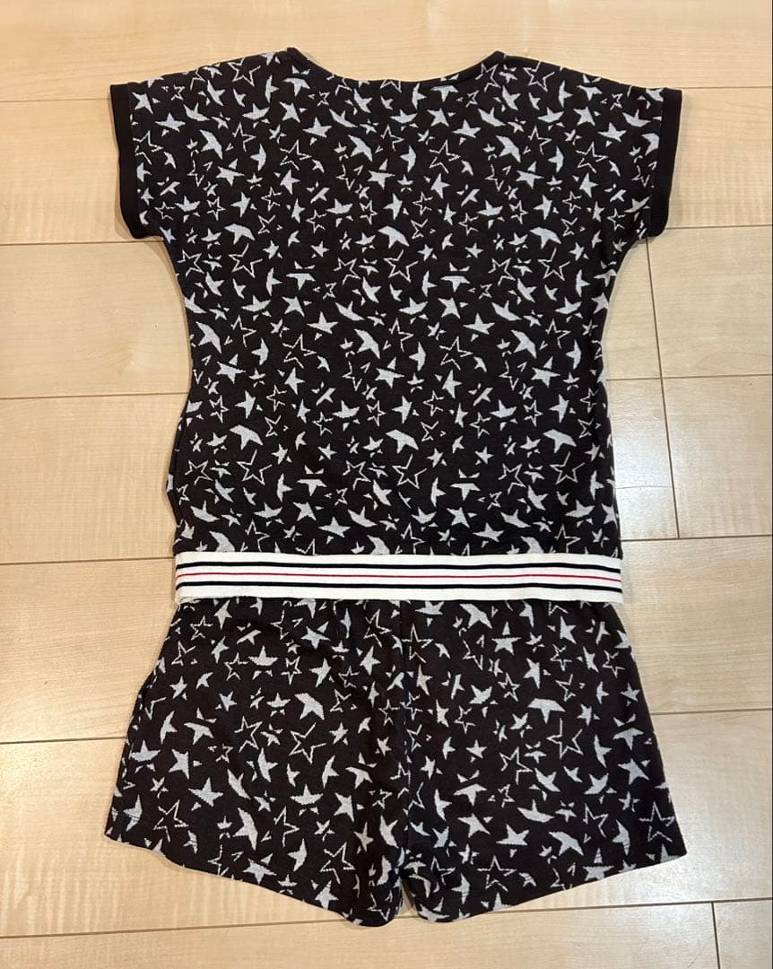 FILA 星柄ショートパンツセット 上はM/下はSサイズ FILAセットアップ