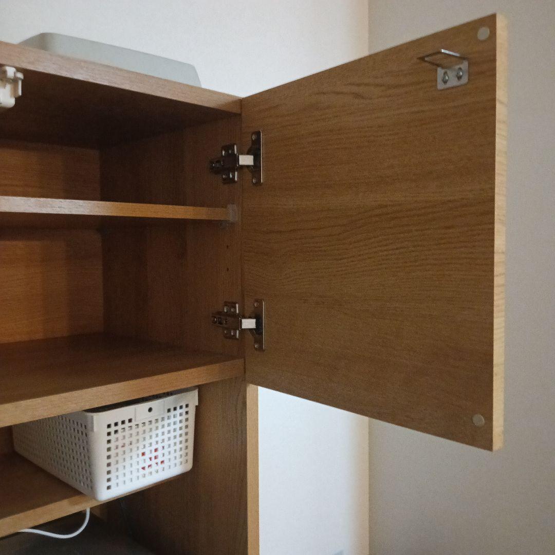ナチュラルウッド キッチンカウンター使用短め美品＃解体できます、値下げ