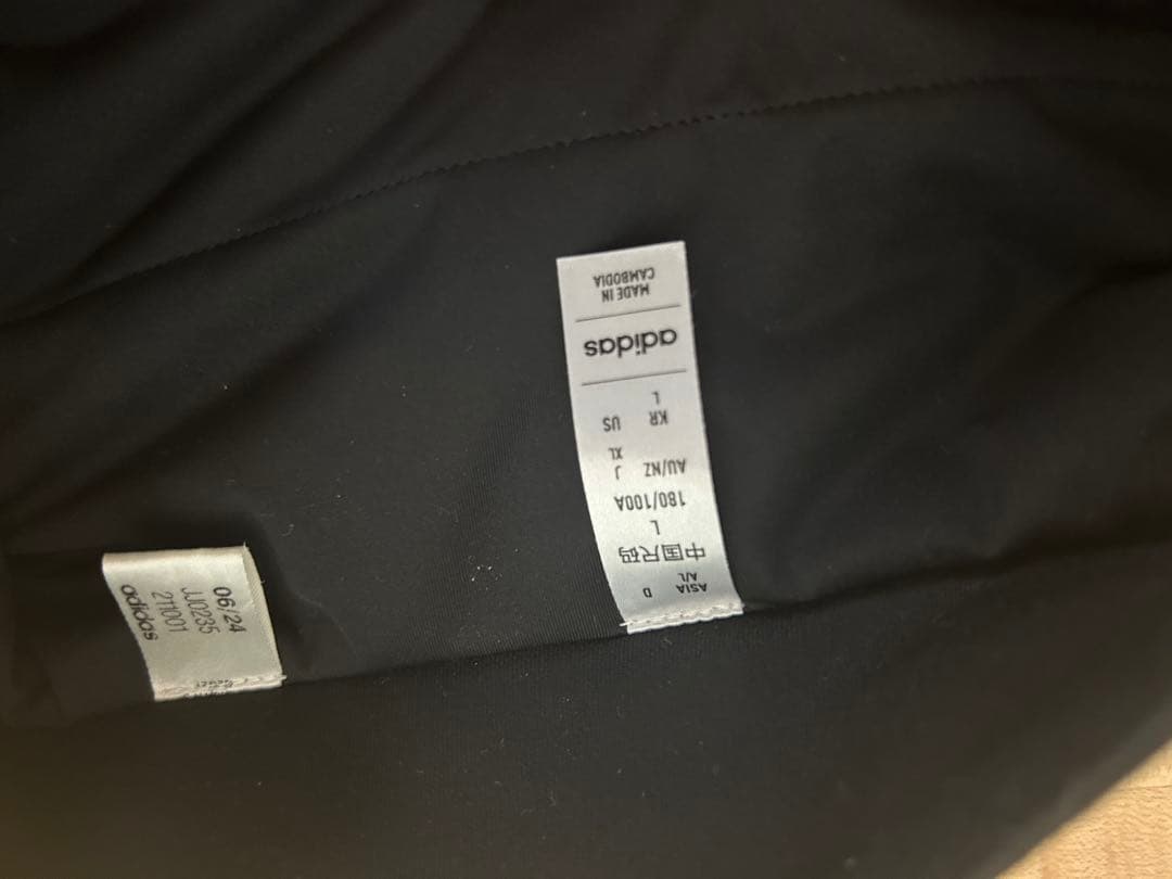 adidas CODECHAOS ブラックジャケット
