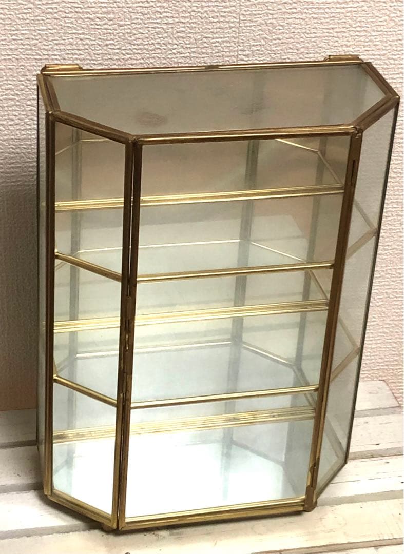 アンティーク調　ガラスケース ディスプレイケース