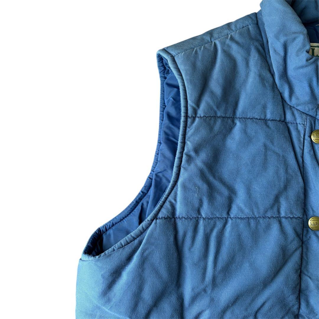 80s 90s L.L.Bean ダウンベスト　青　USA製　ブルー　アメリカ製