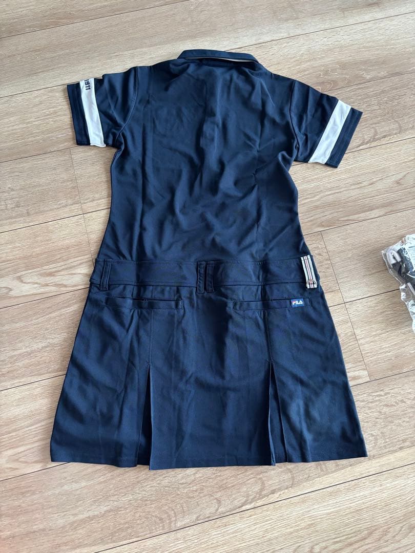 FILA ゴルフ ワンピース ネイビーとソックスセット