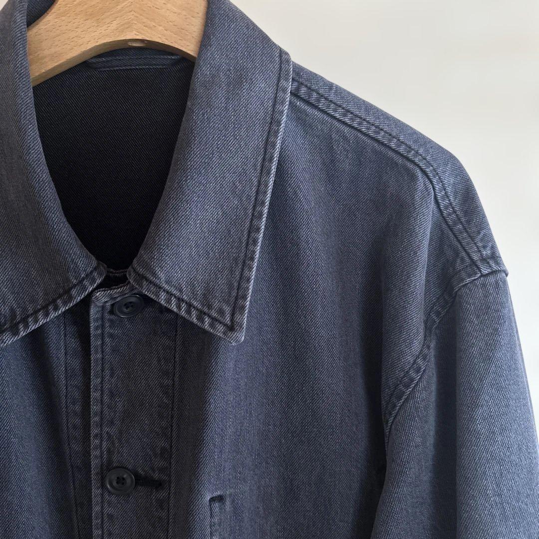 ユニクロU UNIQLO U オーバーサイズカラーデニムジャケット Lサイズ