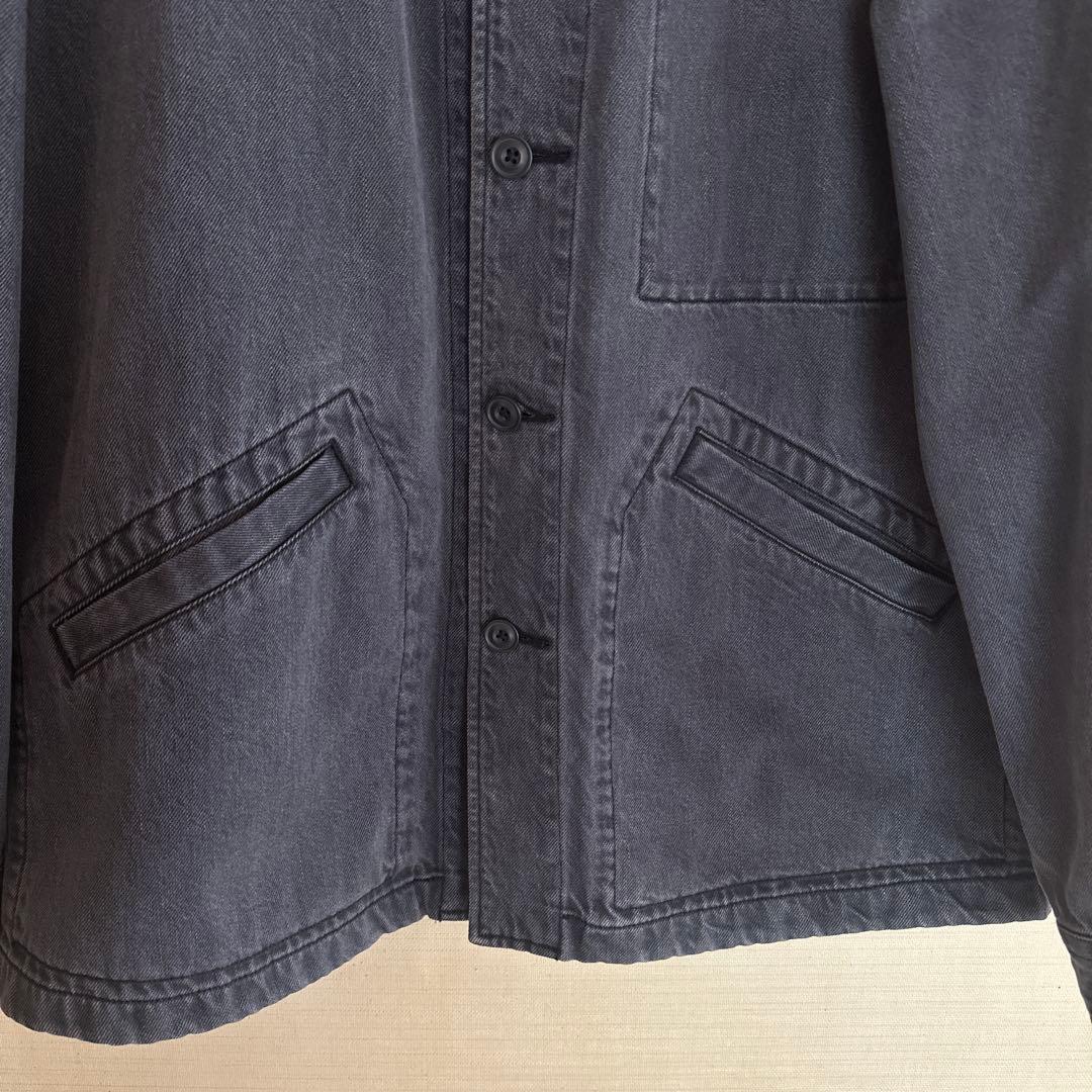 ユニクロU UNIQLO U オーバーサイズカラーデニムジャケット Lサイズ