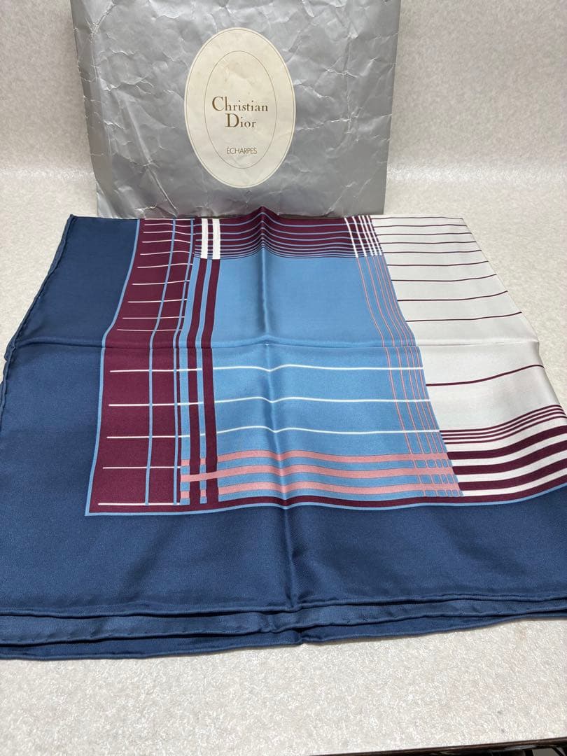 未使用品 Christian Dior クリスチャンディオール スカーフ 78