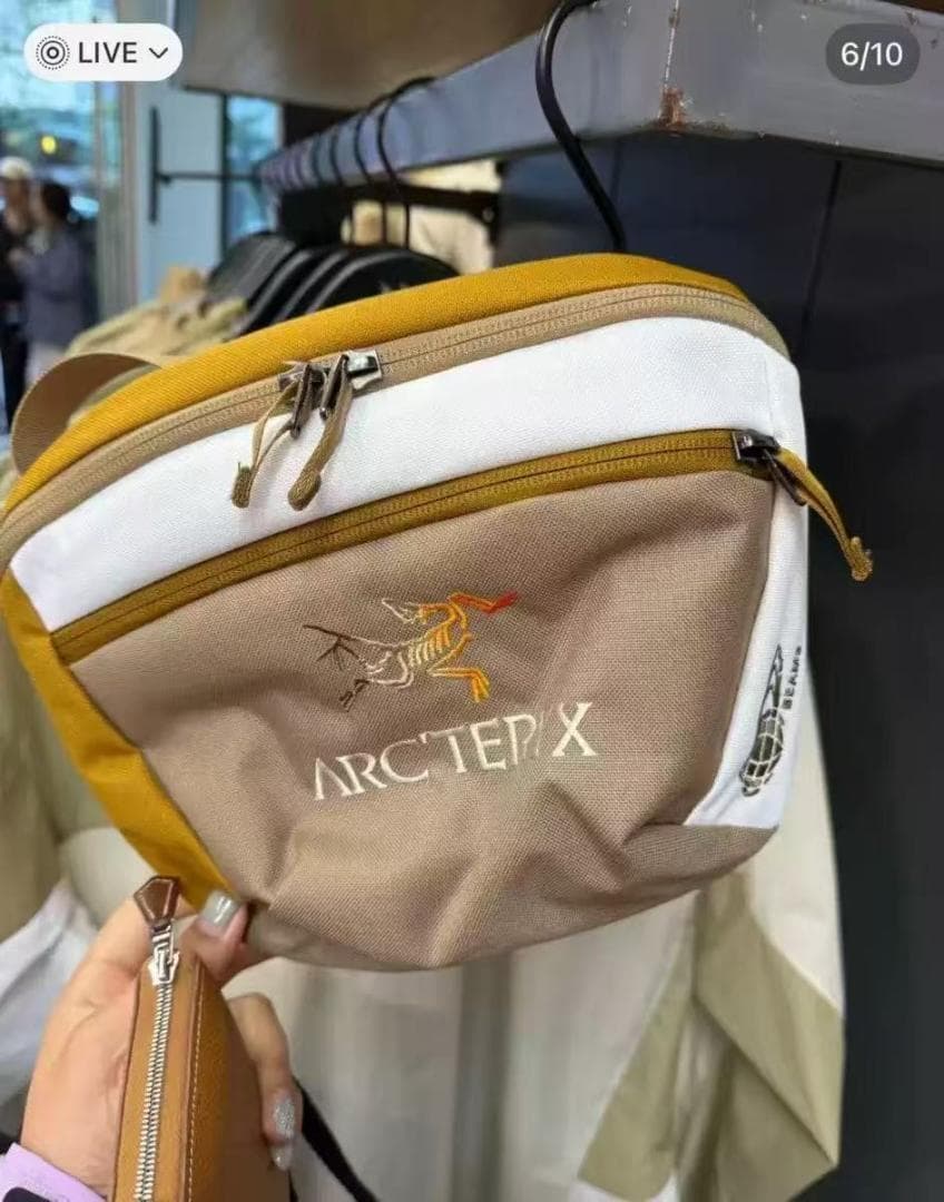 ARC'TERYX BEAMS Mantis 2 ベージュショルダーバッグ