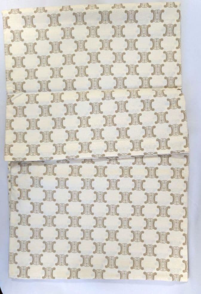 【新品】セリーヌ フラットシーツ 綿100% ベージュ 140×240