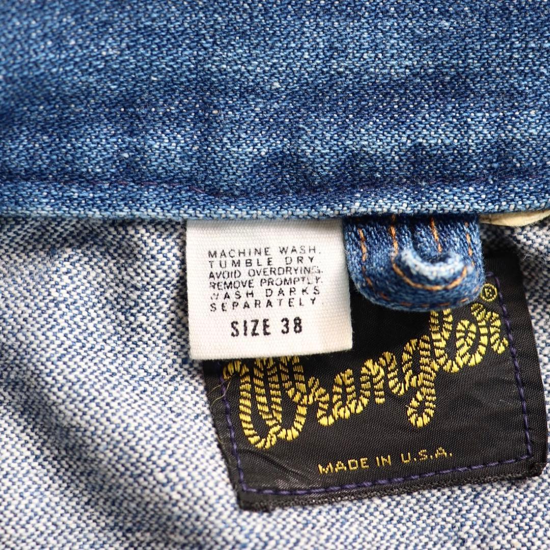 70s 124mj USA製 Wrangler ラングラー デニムジャケット