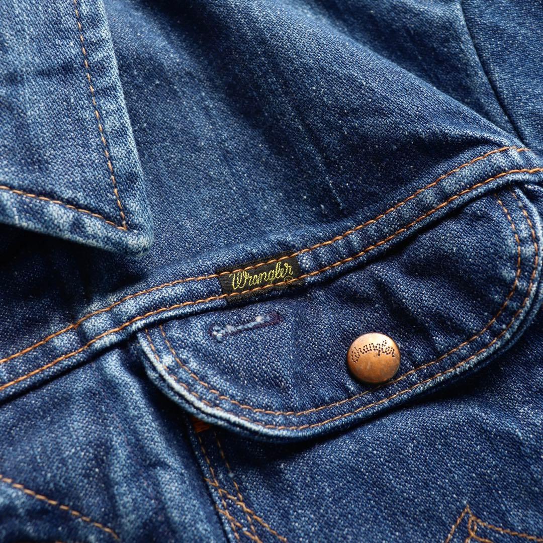 70s 124mj USA製 Wrangler ラングラー デニムジャケット