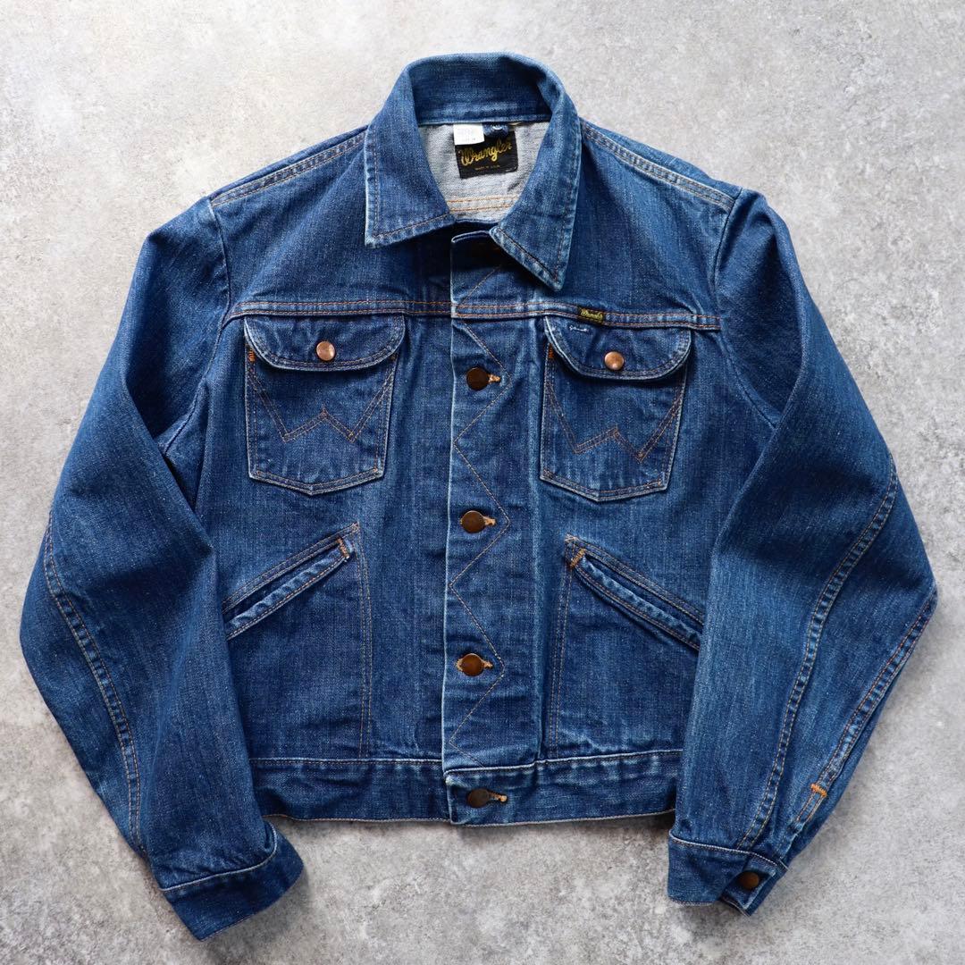 70s 124mj USA製 Wrangler ラングラー デニムジャケット
