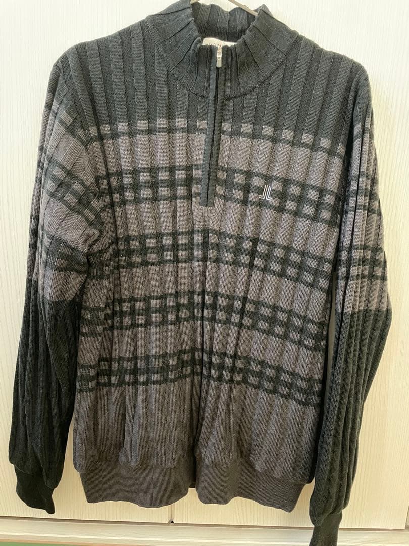 LANVIN SPORT(ランバン） ハイネックストライプニットセーター　新品