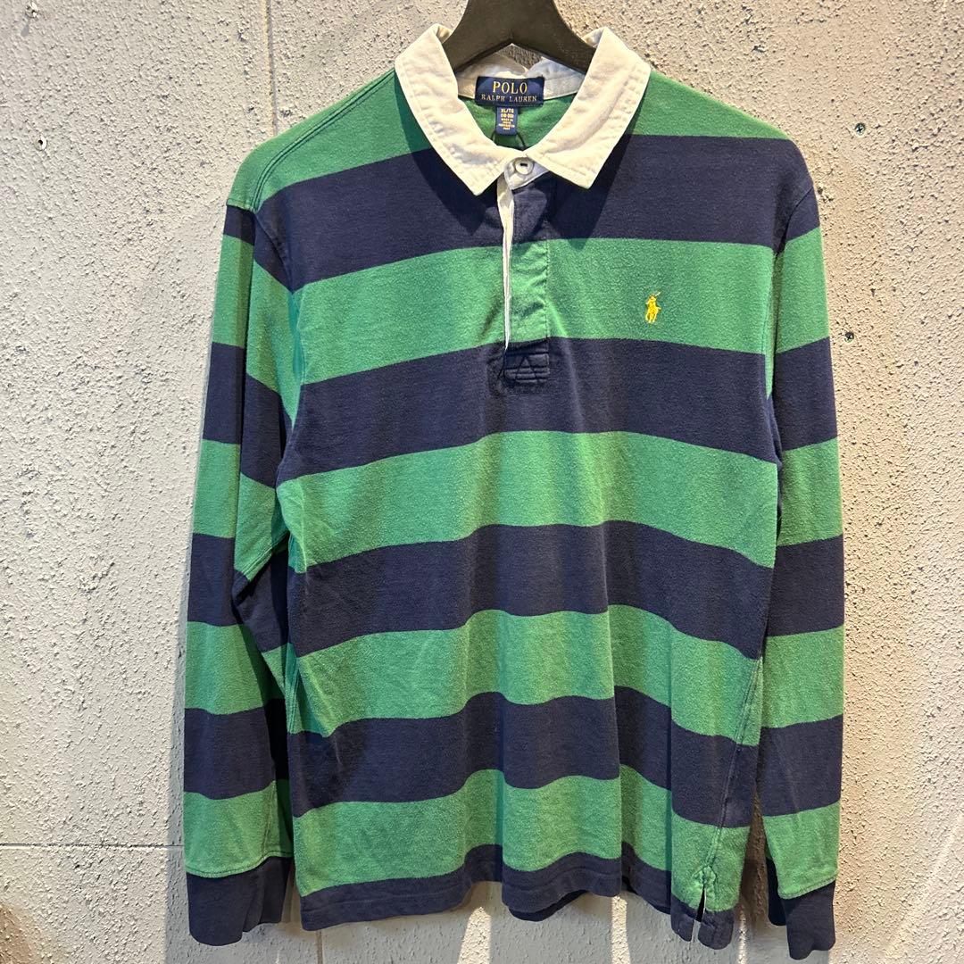#921 POLO by ralph lauren ポロ　ラルフ　緑×ネイビー