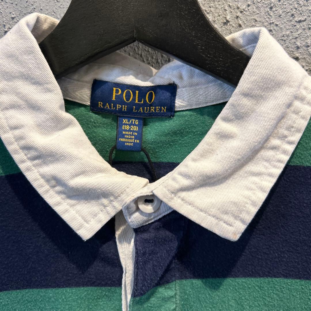 #921 POLO by ralph lauren ポロ　ラルフ　緑×ネイビー