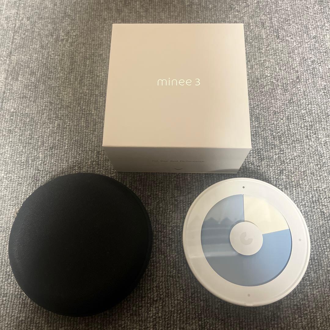 純正ケース付き minee3 ポモドーロタイマー パステルマリン