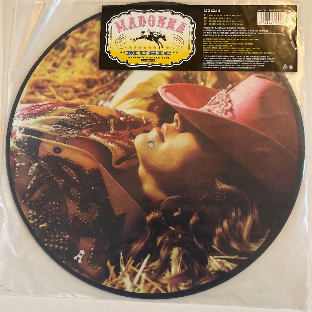 MADONNA \"4 MINUTES\" \"MUSIC\" ピクチャーレコード2枚