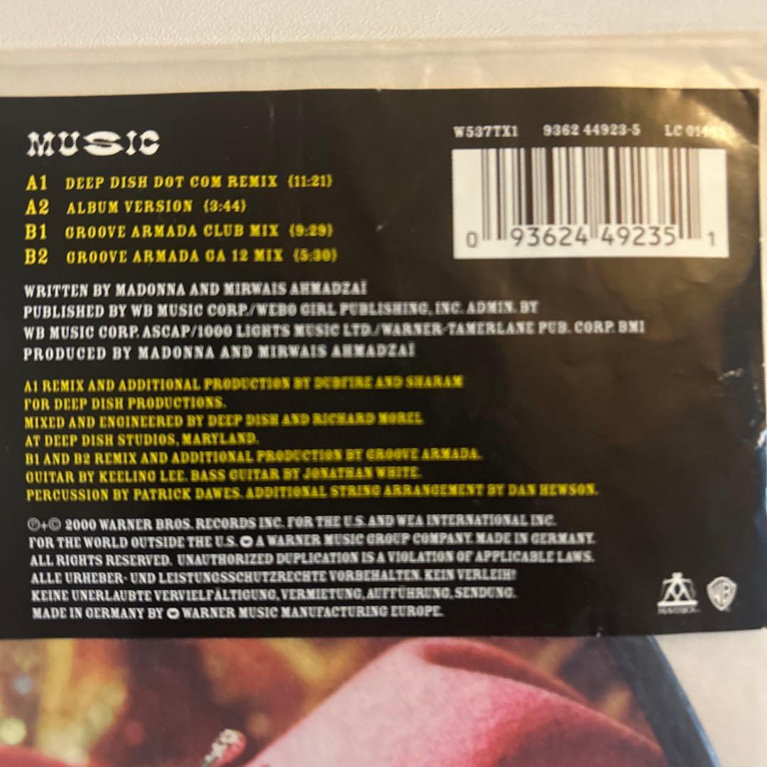 MADONNA \"4 MINUTES\" \"MUSIC\" ピクチャーレコード2枚