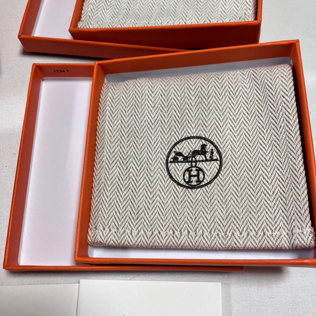 美品　エルメス　保存袋　空箱　4個セット　ブレスレット　アクセサリー入れ　現行品