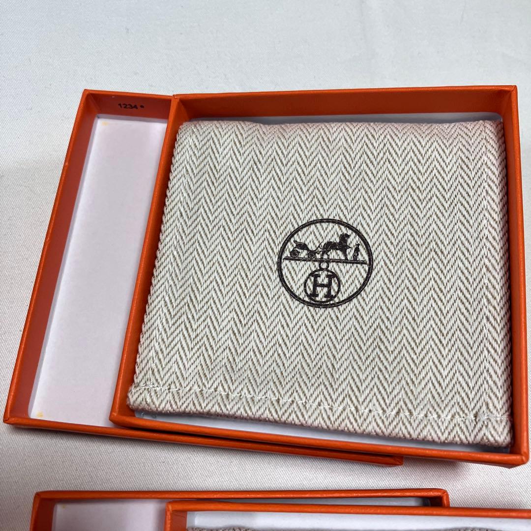 美品　エルメス　保存袋　空箱　4個セット　ブレスレット　アクセサリー入れ　現行品