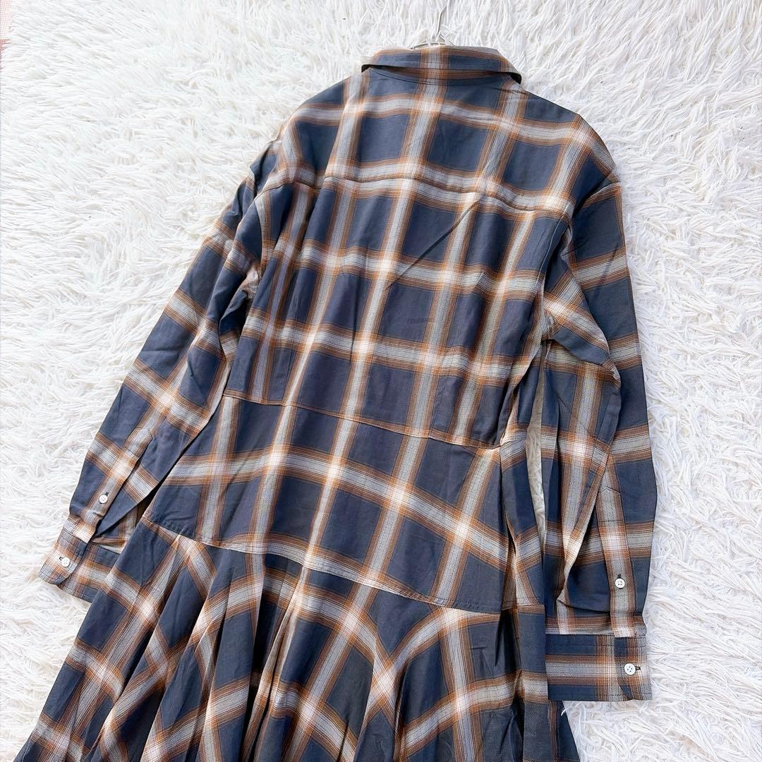 完売　新品　ポロバイラルフローレン　シャツワンピース　マキシ丈　サイズ4