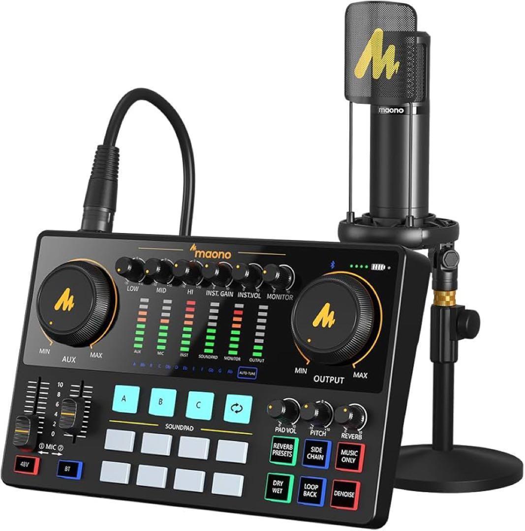 Maono CASTER AME2A マオノ オーディオミキサー マイク付属