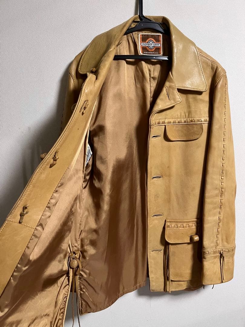 70s USA製 PIONEER WEAR レザージャケット パイオニアウェア