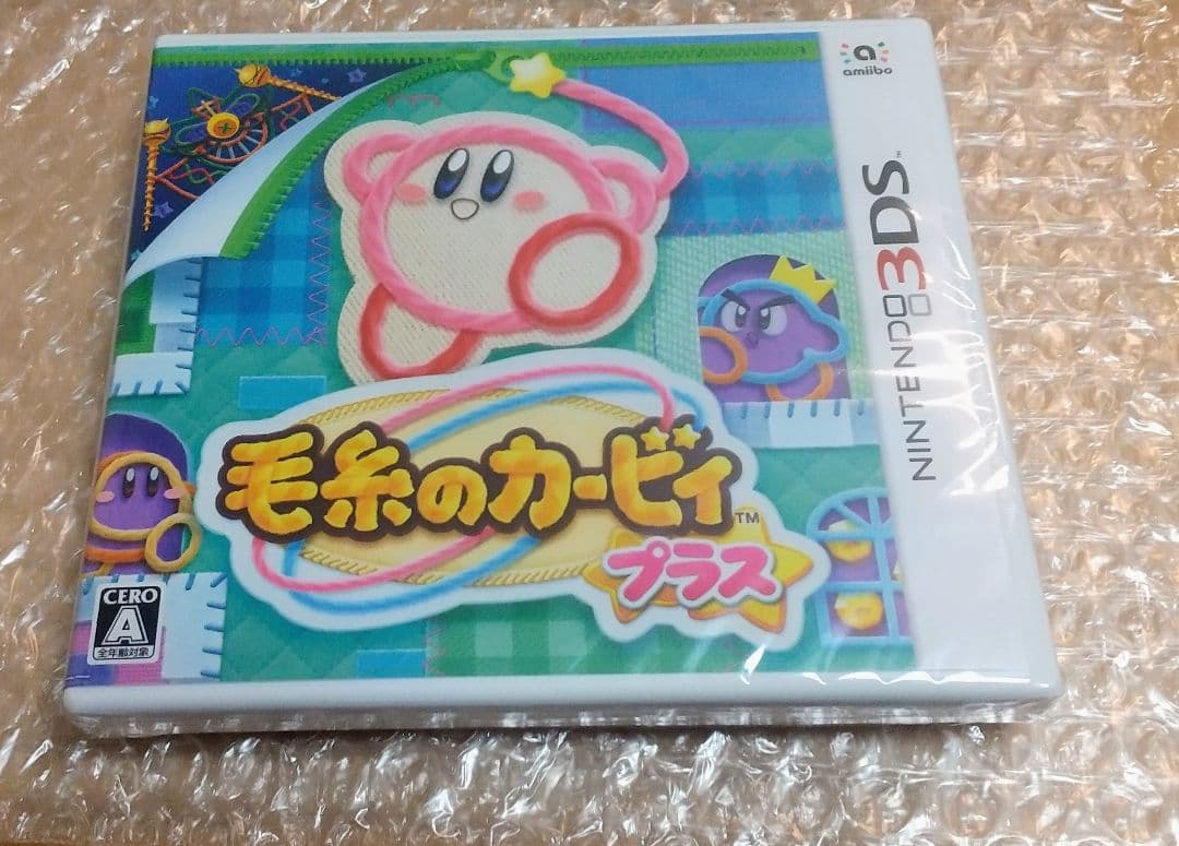 新品未開封 シュリンク付き 3DS 毛糸のカービィ プラス