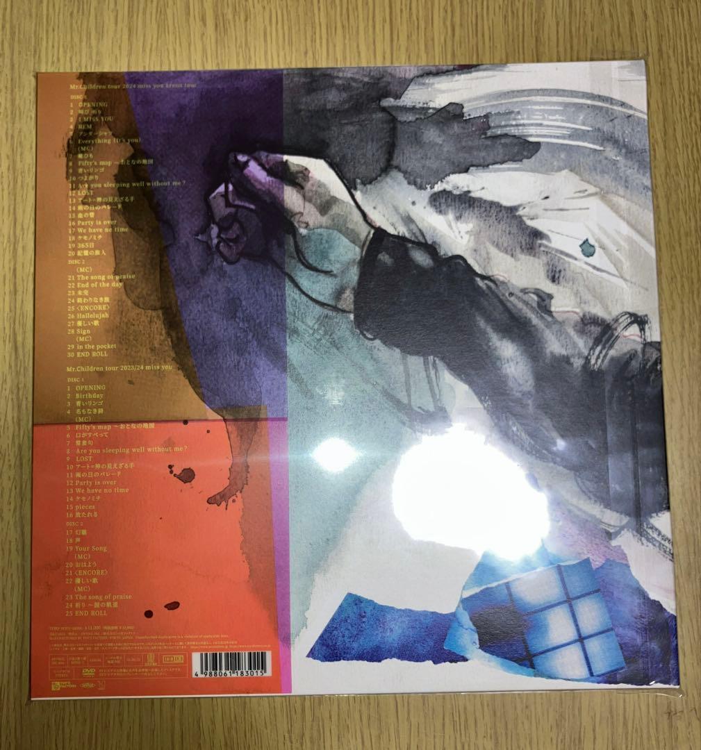 Mr.Children miss you LIVE〈4枚組〉【DVD】