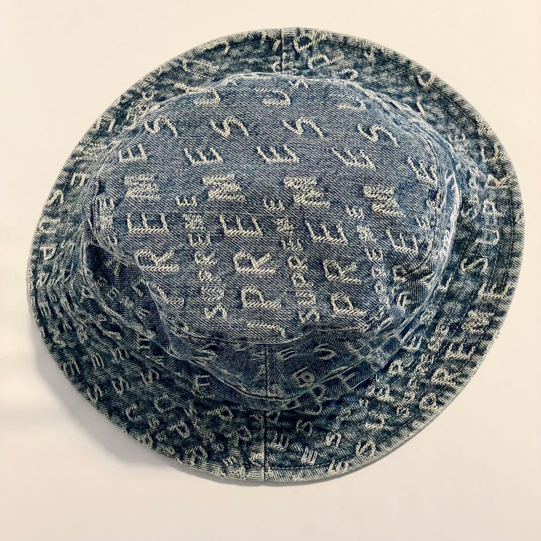 帽子 Supreme 21SS Warp Jacquard Logos Denim