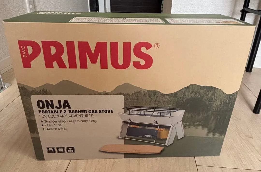 PRIMUS オンジャ ツーバーナー 点火確認済 ケース付 即使用OK
