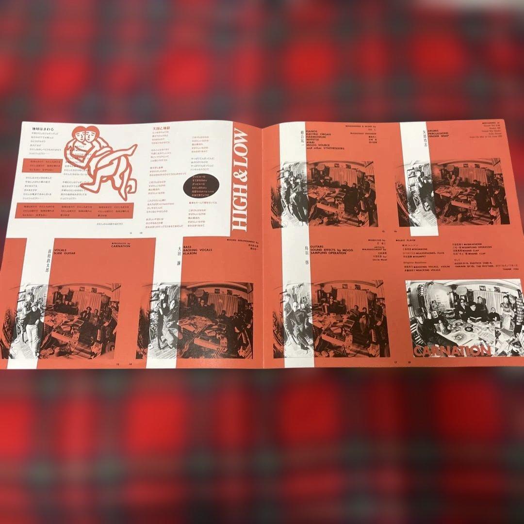 美品 カーネーション 天国と地獄 レコード 2枚組 WAX 復刻限定盤 希少LP