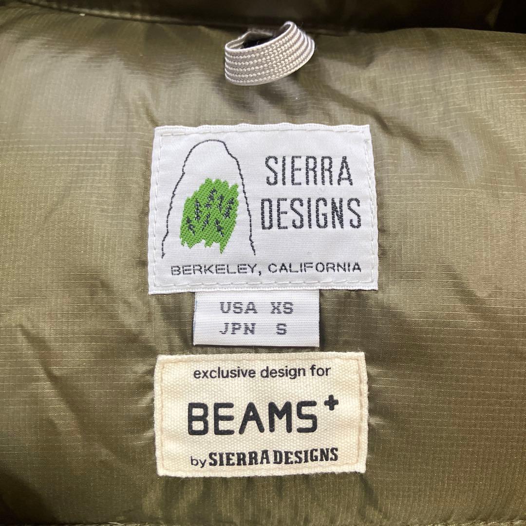 SIERRA DESIGNS × BEAMS PLUS ダウンベスト