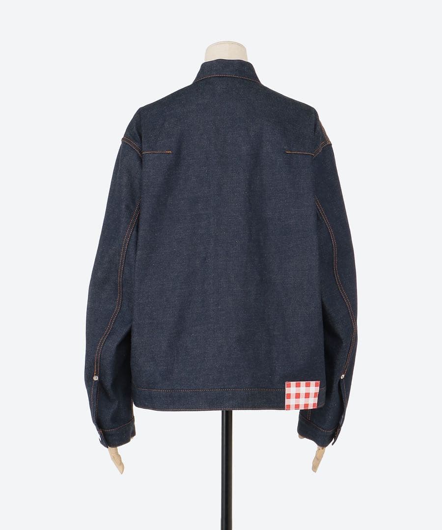 ジャケット・アウター TSTS 2 GINGHAM LINING DENIM JACKET