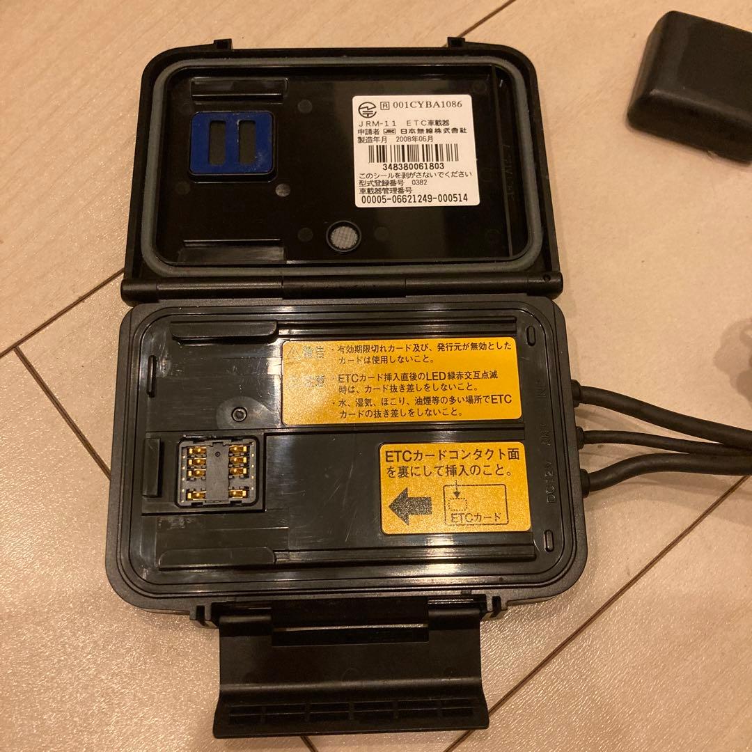 バイク用ETC JRM-11 二輪用ETC 車載器　JRC 2008年6月