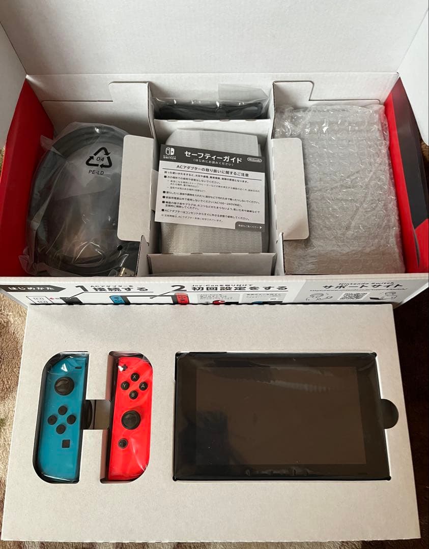 新品　Nintendo Switch 本体 ネオンブルー/ネオンレッド