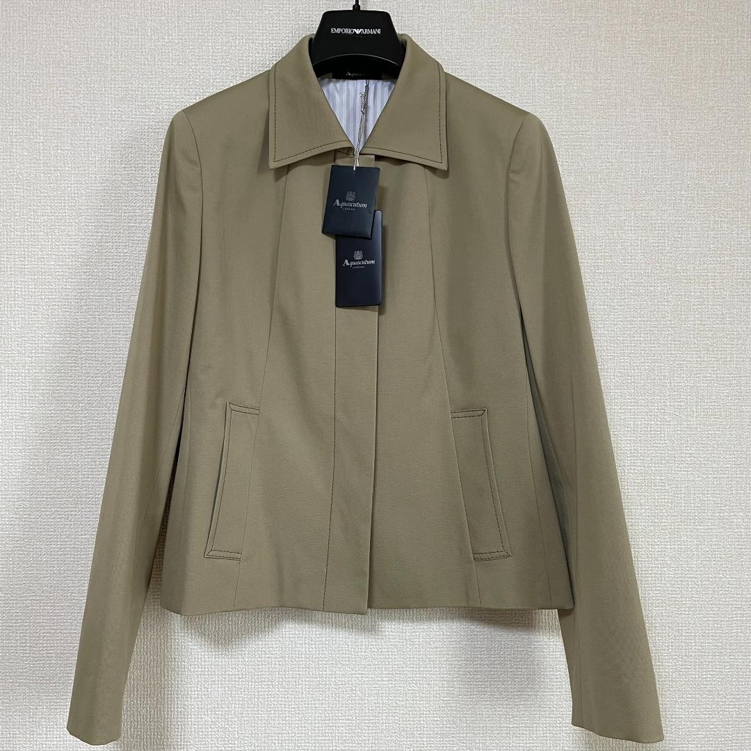 新品 アクアスキュータム Aquascutum アウター 11 日本製 春