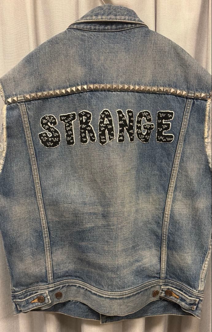 CELINE セリーヌ 21AW STRANGE スタッズデニムベスト 686