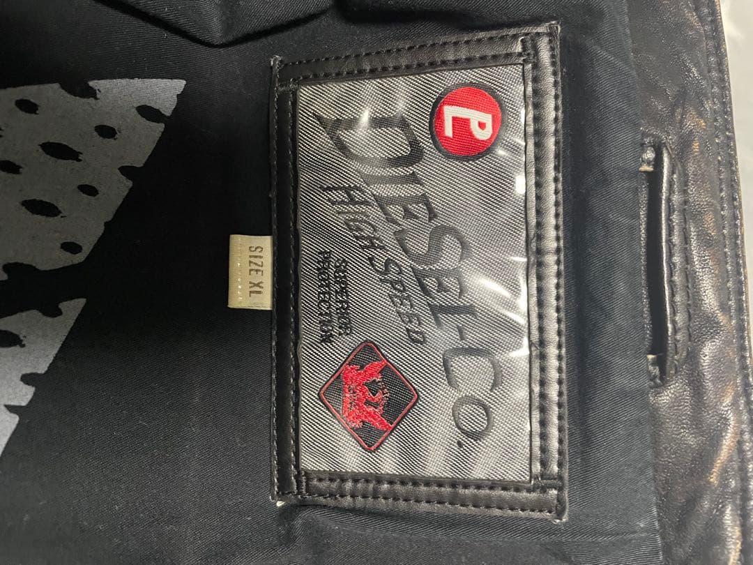 DIESEL DAYTONA ダメージ加工　ライダースジャケット　XL 羊皮