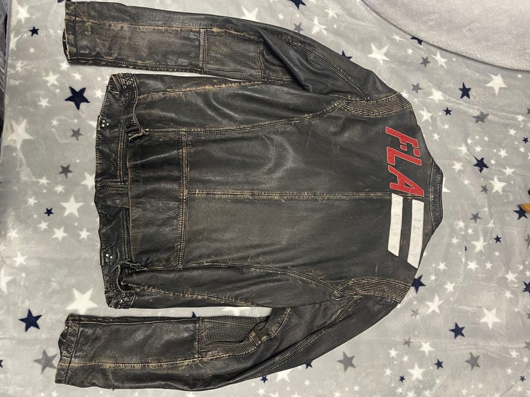 DIESEL DAYTONA ダメージ加工　ライダースジャケット　XL 羊皮