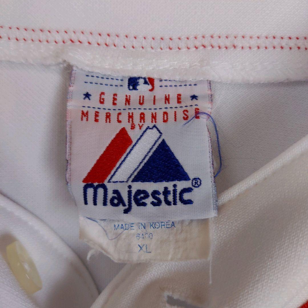 MLB マジェスティック レッドソックス No.24 ユニフォーム XL 白赤