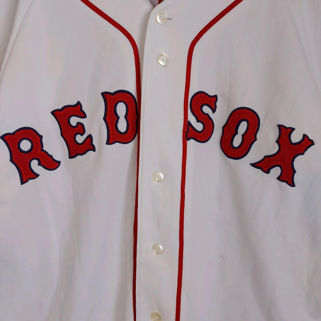 MLB マジェスティック レッドソックス No.24 ユニフォーム XL 白赤