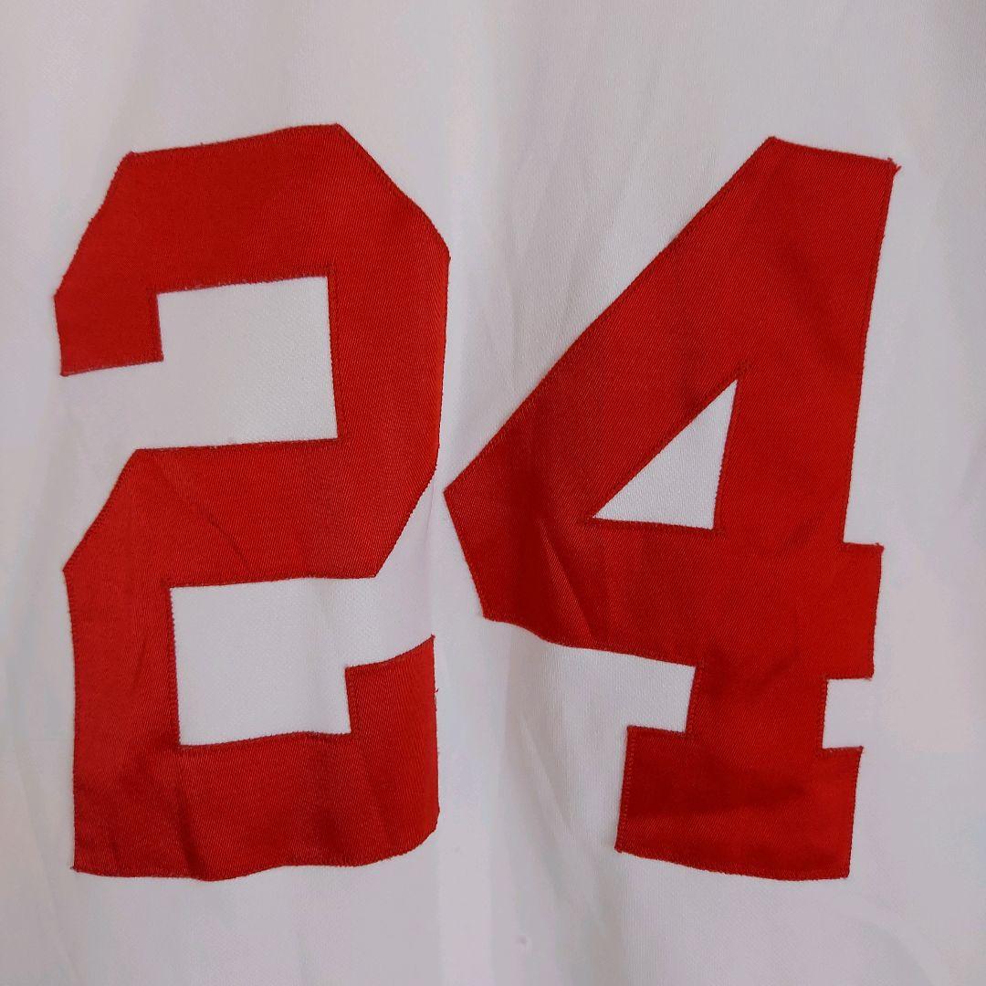 MLB マジェスティック レッドソックス No.24 ユニフォーム XL 白赤