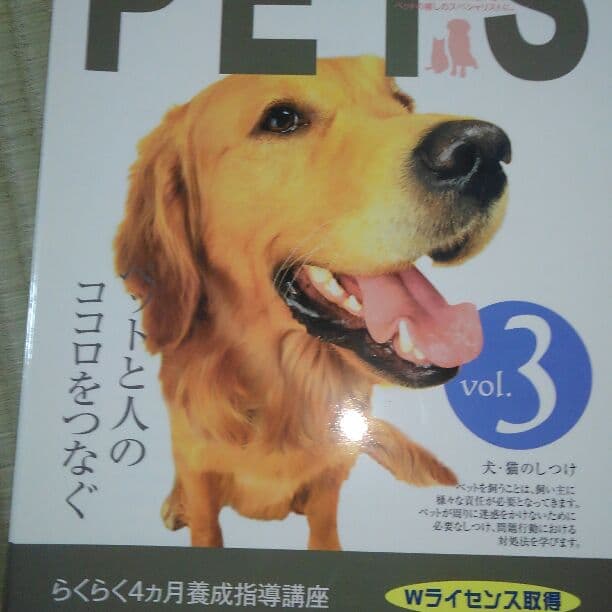 ペット看護士。
